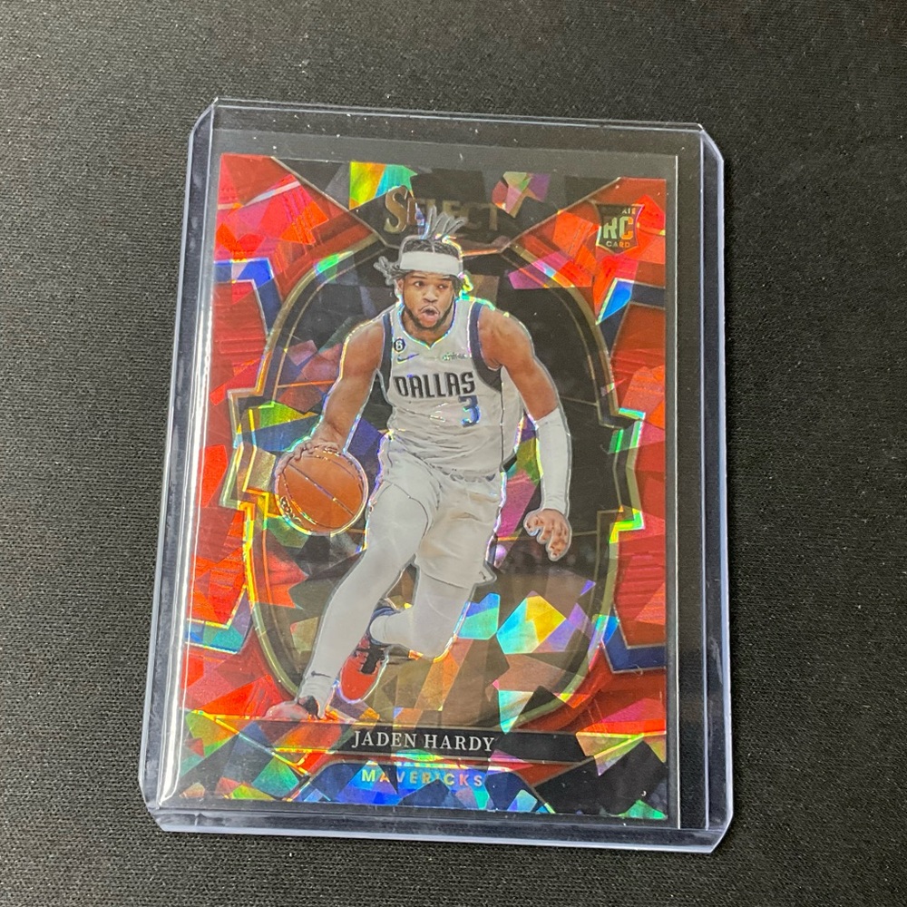 Jaden Hardy Red Ice Prizm RC Select Basketball 2022-23